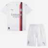 Conjunto (Camiseta+Pantalón Corto) AC Milan Segunda Equipación 23-24 - Niño